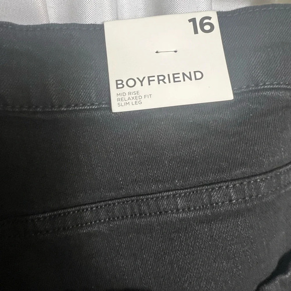 Forever 21 Womens Boyfriend Mid Rise Relaxed Fit Slim Leg Plus Size 16 NWT - Picture 5 of 9